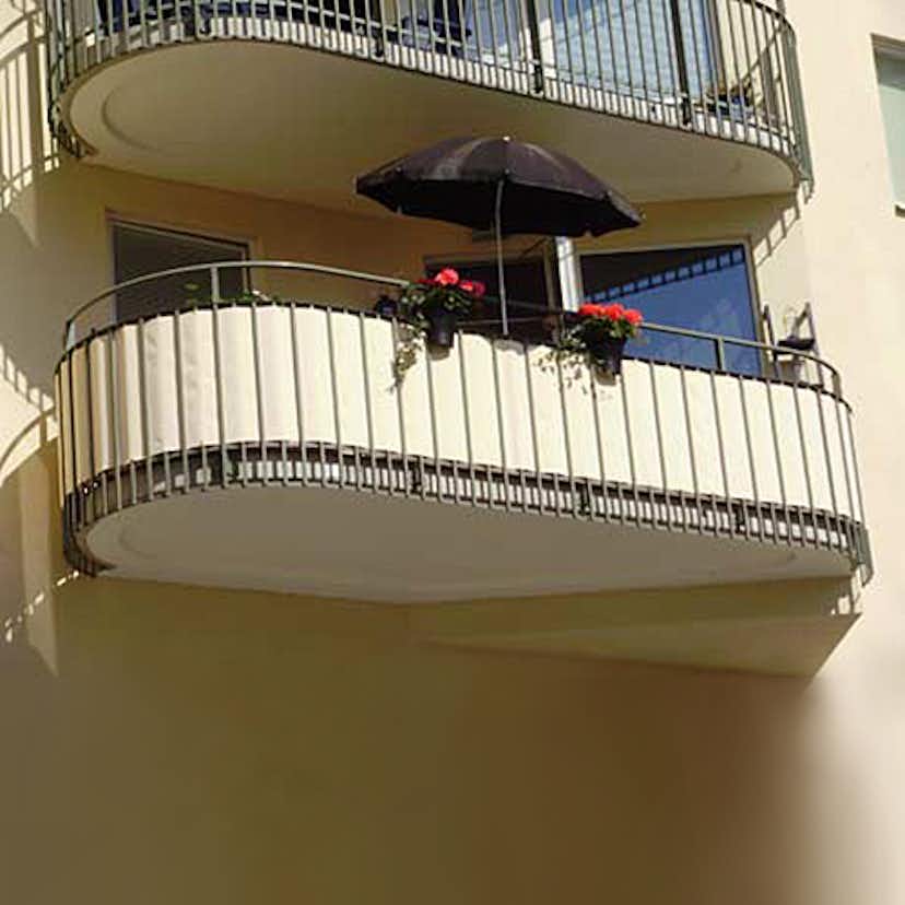 Balkongskydd Dittsolskydd Gul