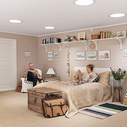 Ljustunnel Velux TCF för Platt Tak Flexrör