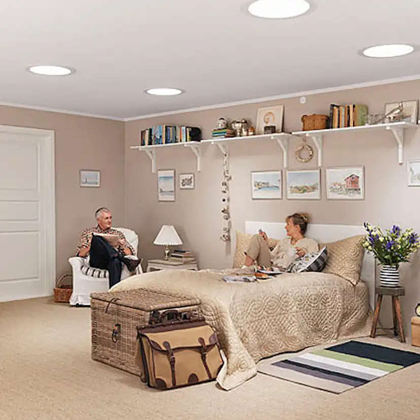 Ljustunnel Velux TCF för Platt Tak Flexrör