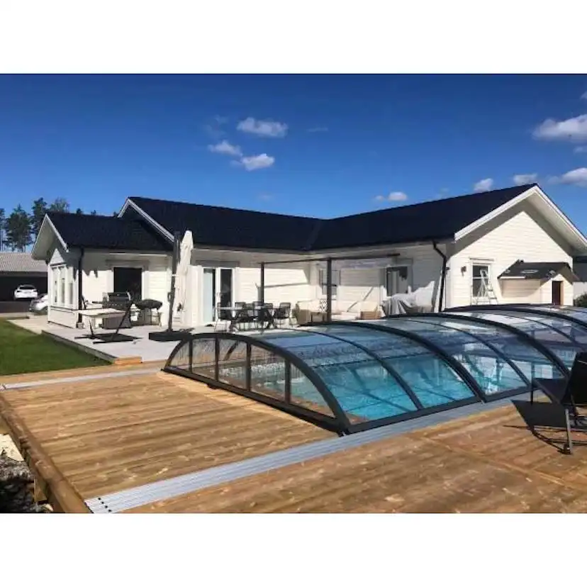 Pooltak Nordenspa Lillehammer 3,22 x 6,47 Klarplast