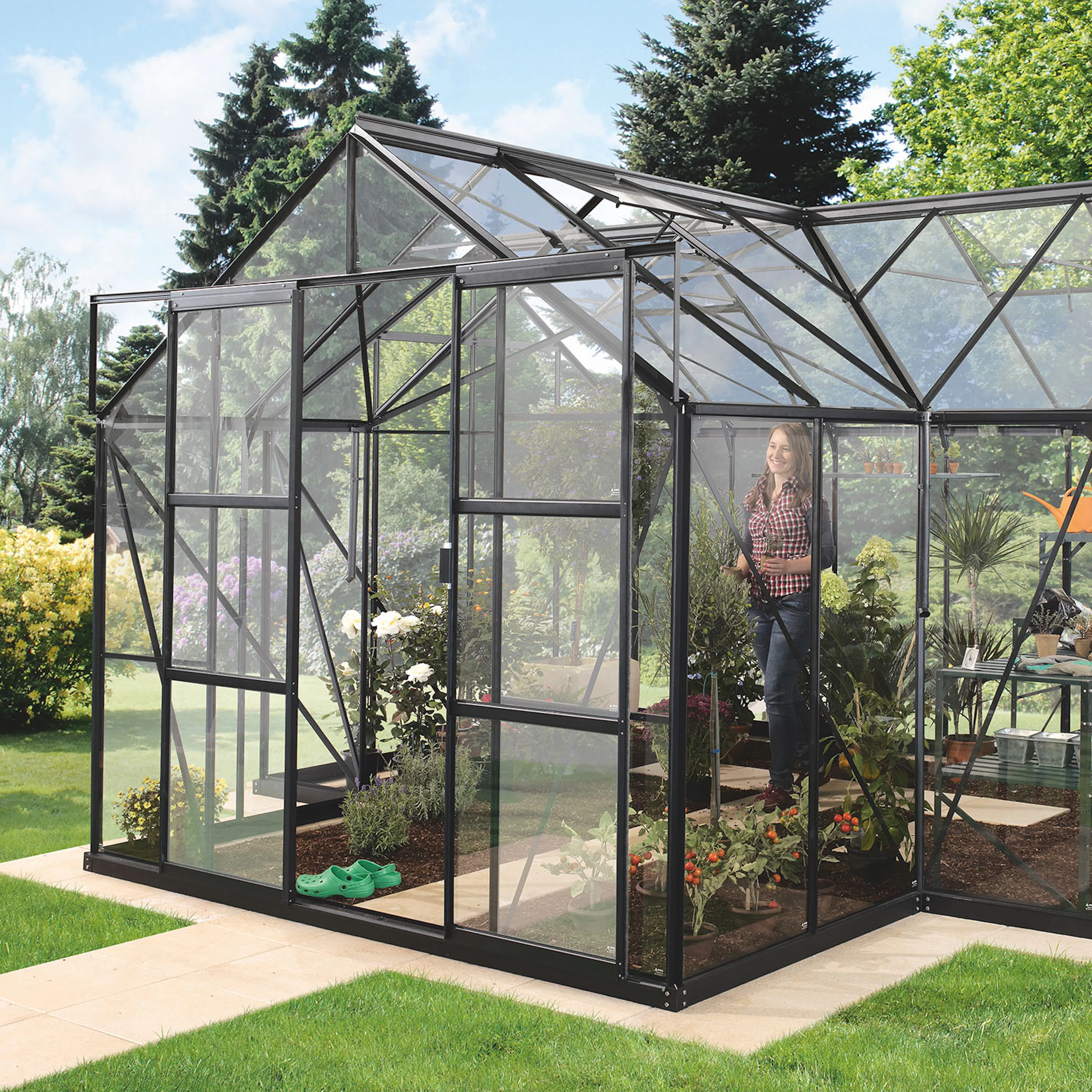 VITAVIA SIRIUS 13000 SVART 3MM HÄRDAT GLAS M/CRESTING Svart