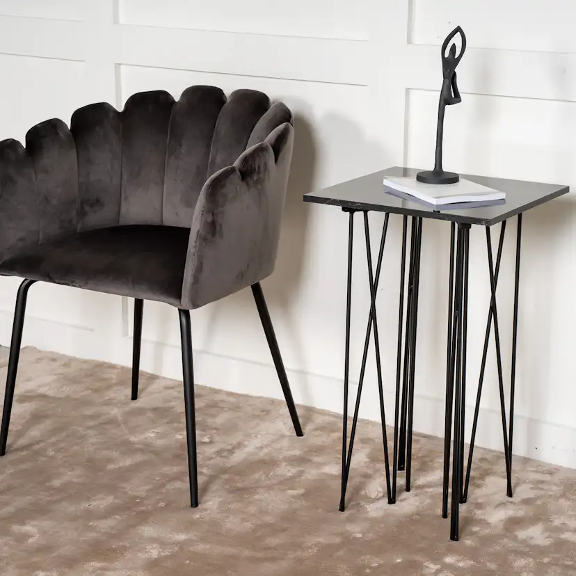 Sidobord furniture/fashion Stone 40 cm