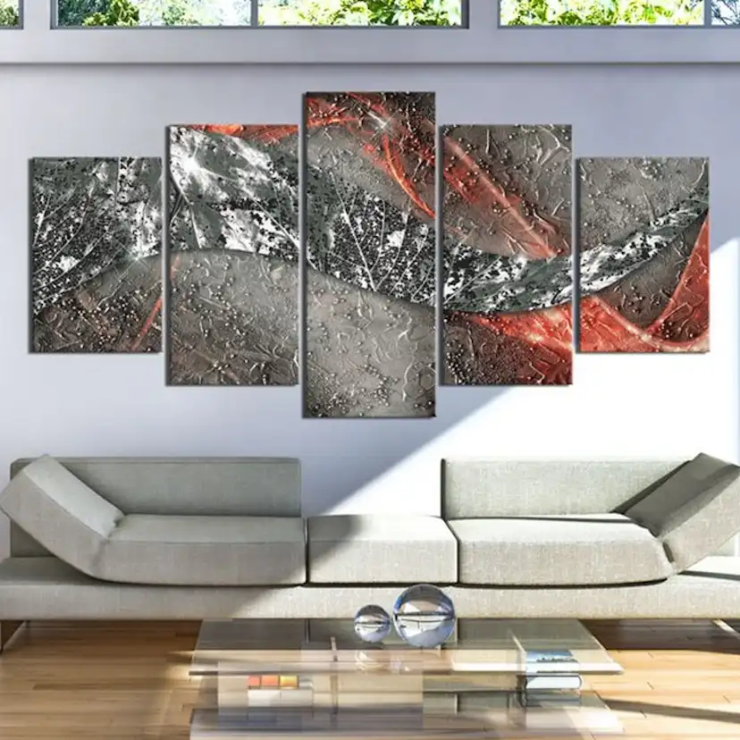 Tavla - Silver Fire 200x100 200x100 cm