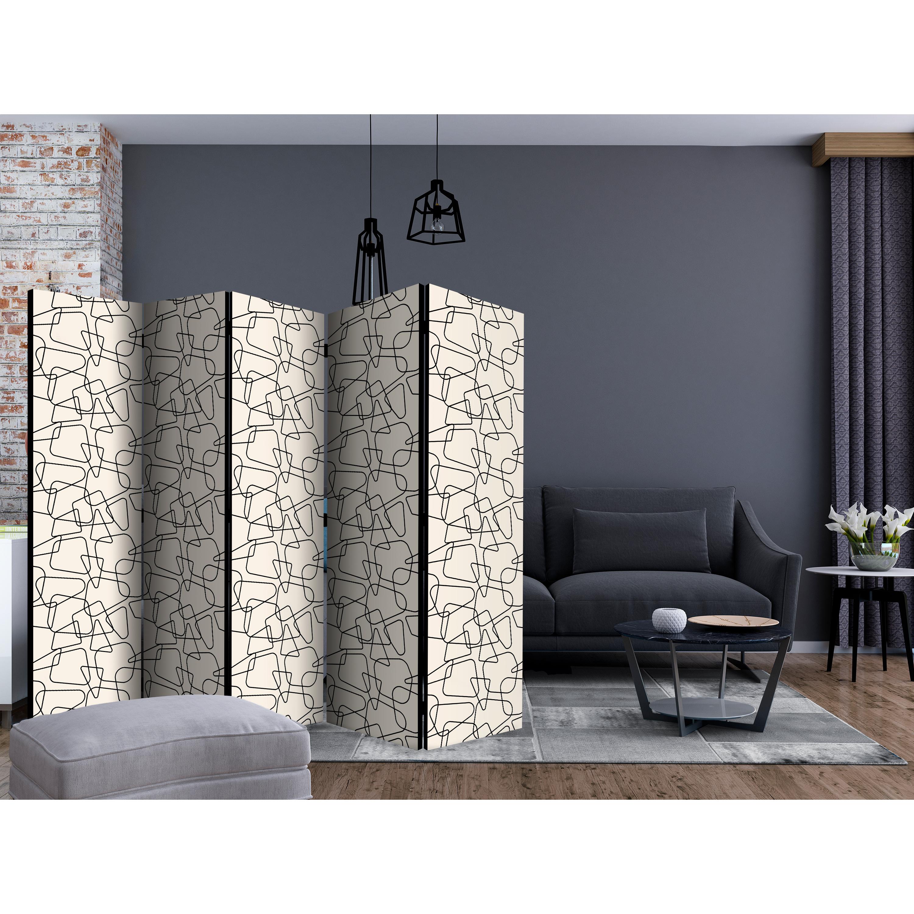 Rumsavdelare Arkiio Rounded Geometry II 225x172 cm