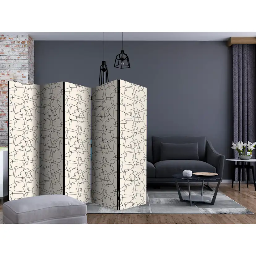 Rumsavdelare Arkiio Rounded Geometry II 225x172 cm