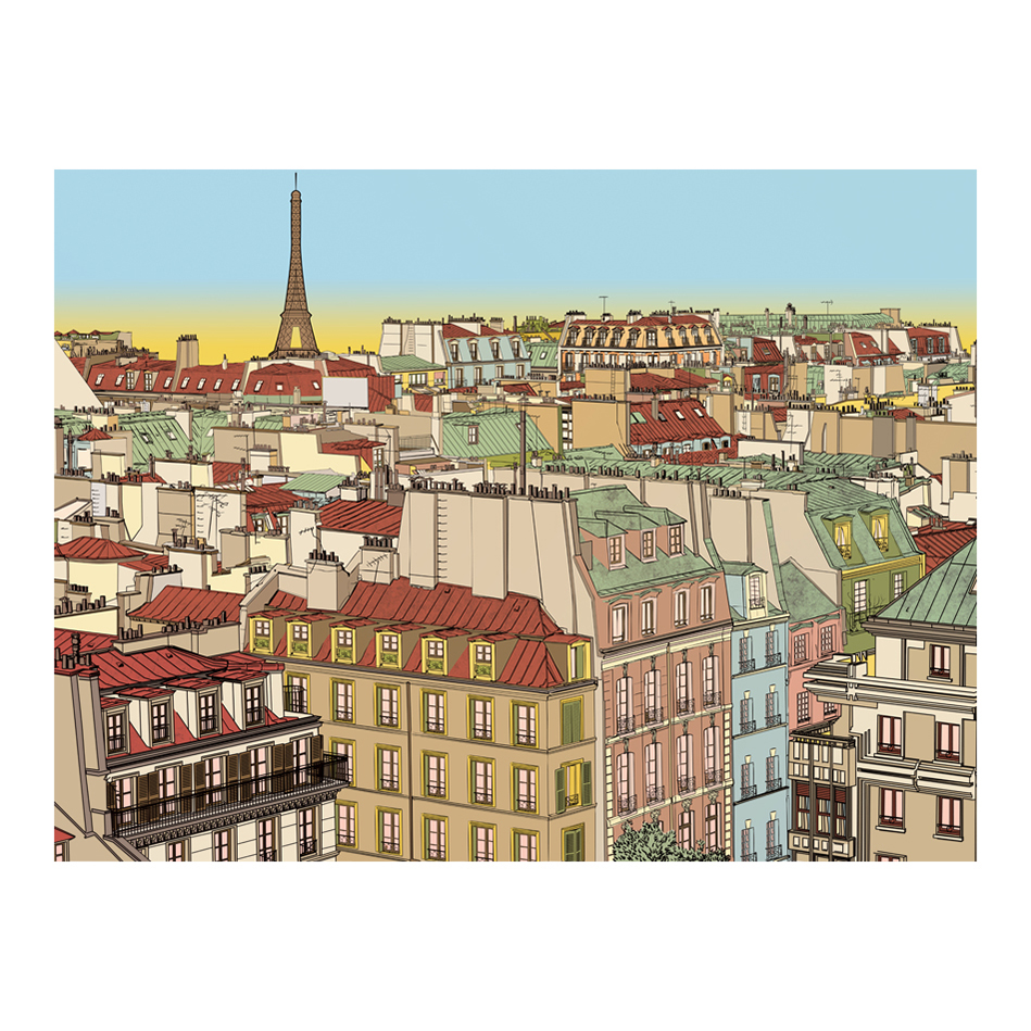 Fototapet Arkiio God Morgon Paris!