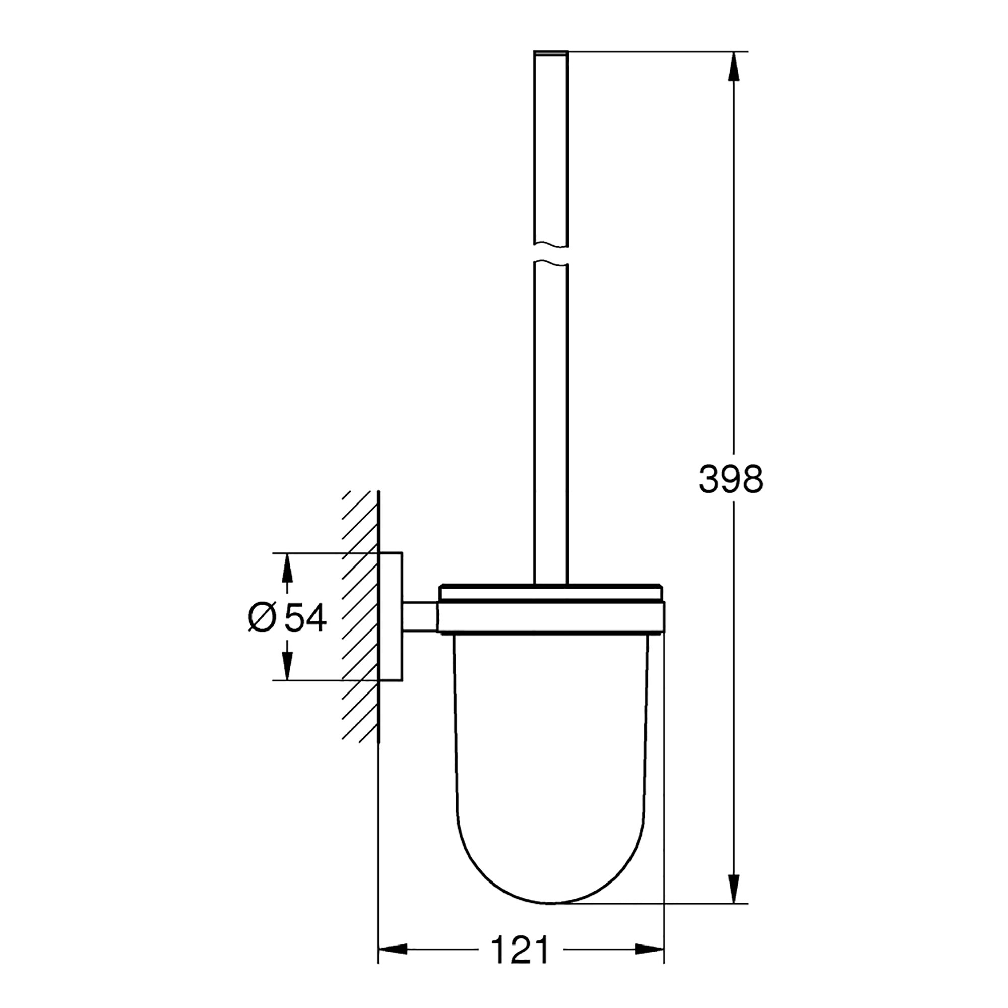 Toalettborste Grohe Essentials 40374