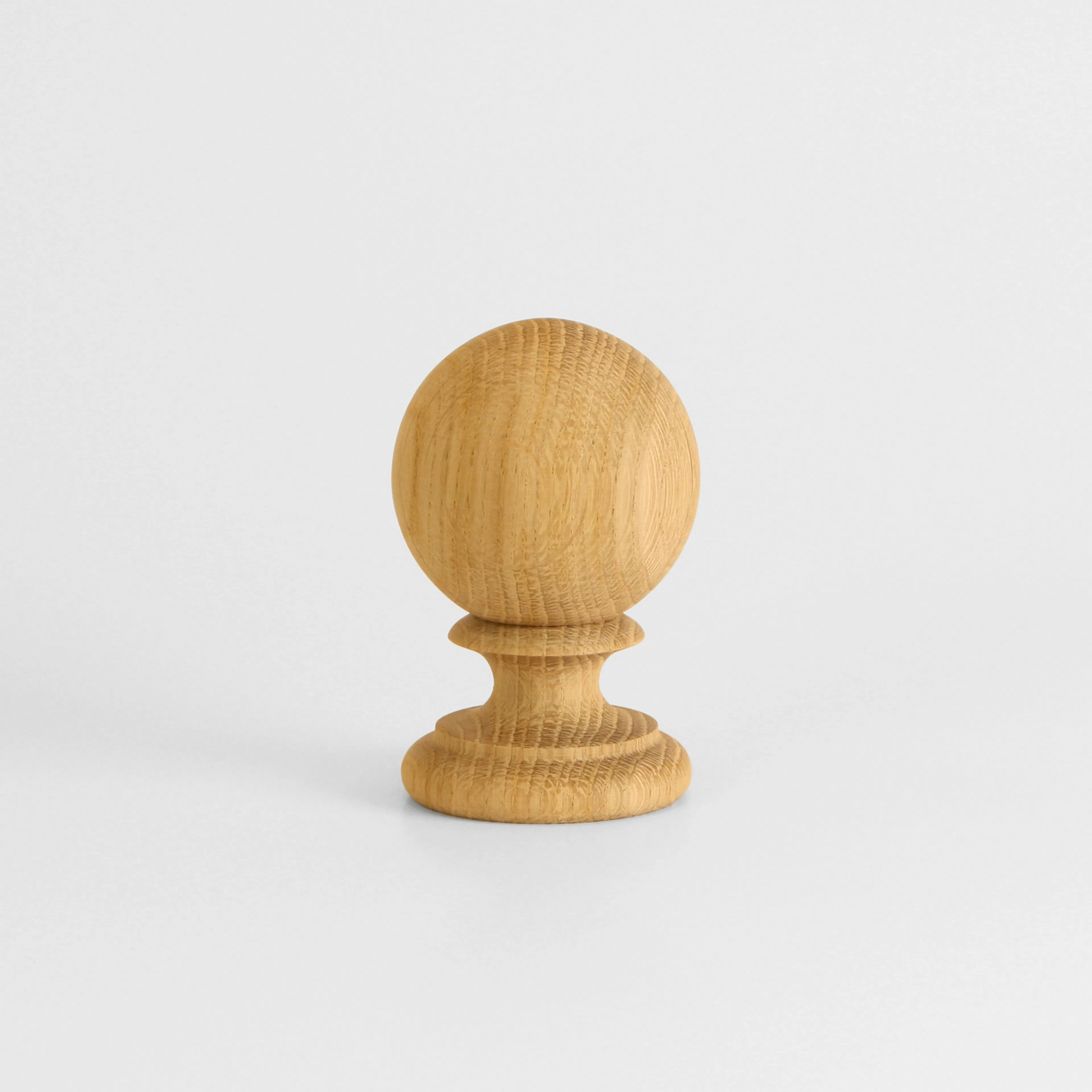 Ändknopp Herrljunga Ledstångsfabrik Svarvad K9 Björk