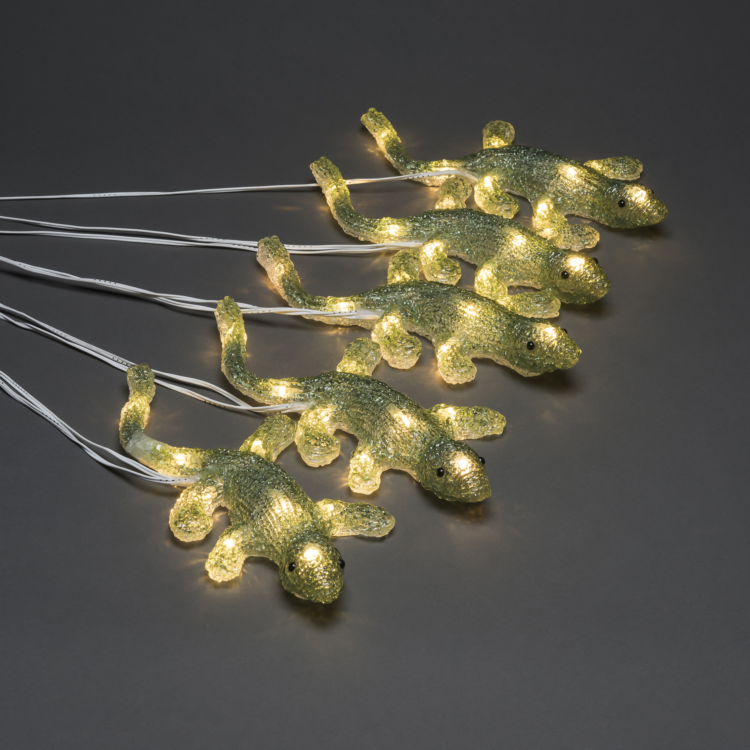 Dekorationsbelysning Gnosjö Konstsmide Ödlor 5 st