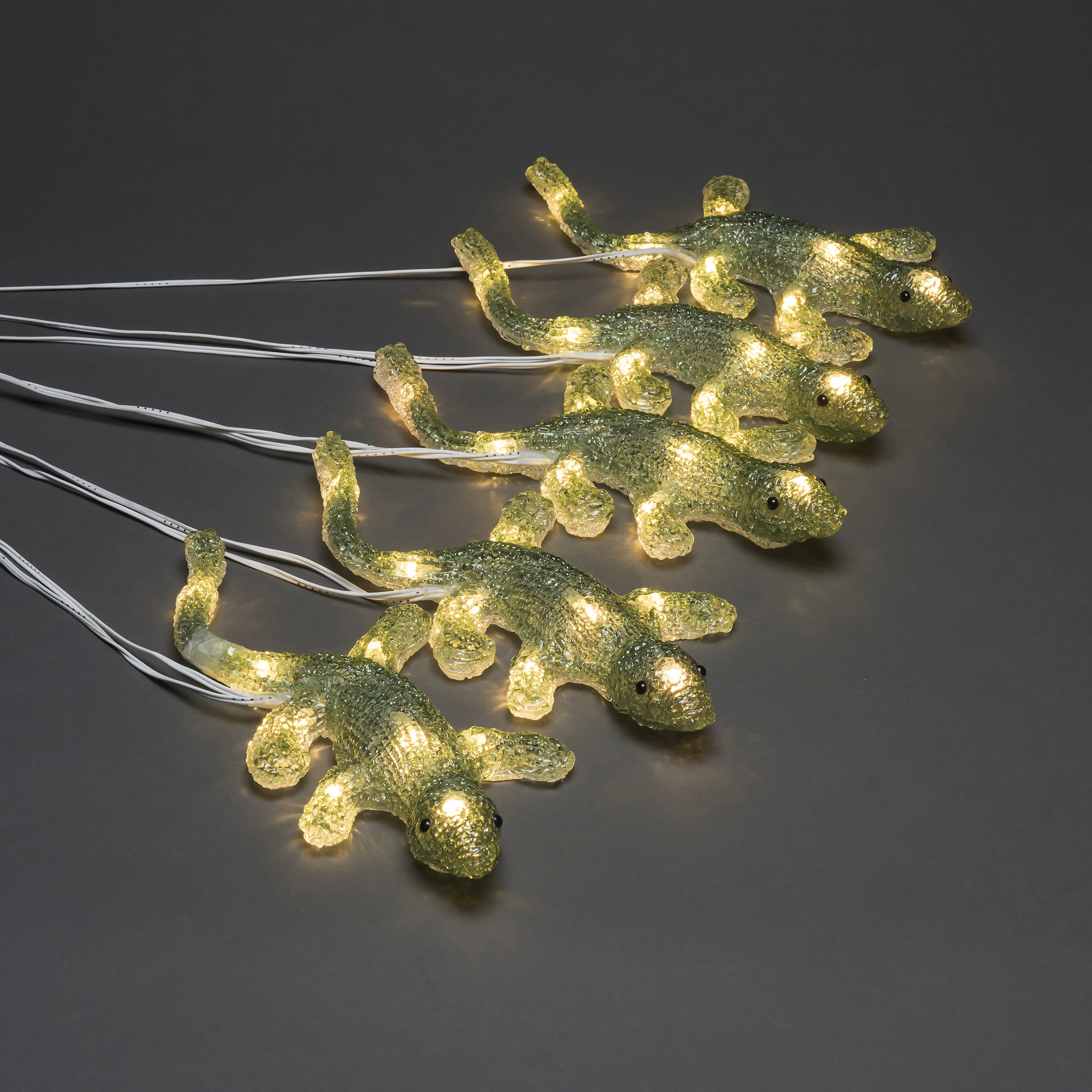 Dekorationsbelysning Gnosjö Konstsmide Ödlor 5 st