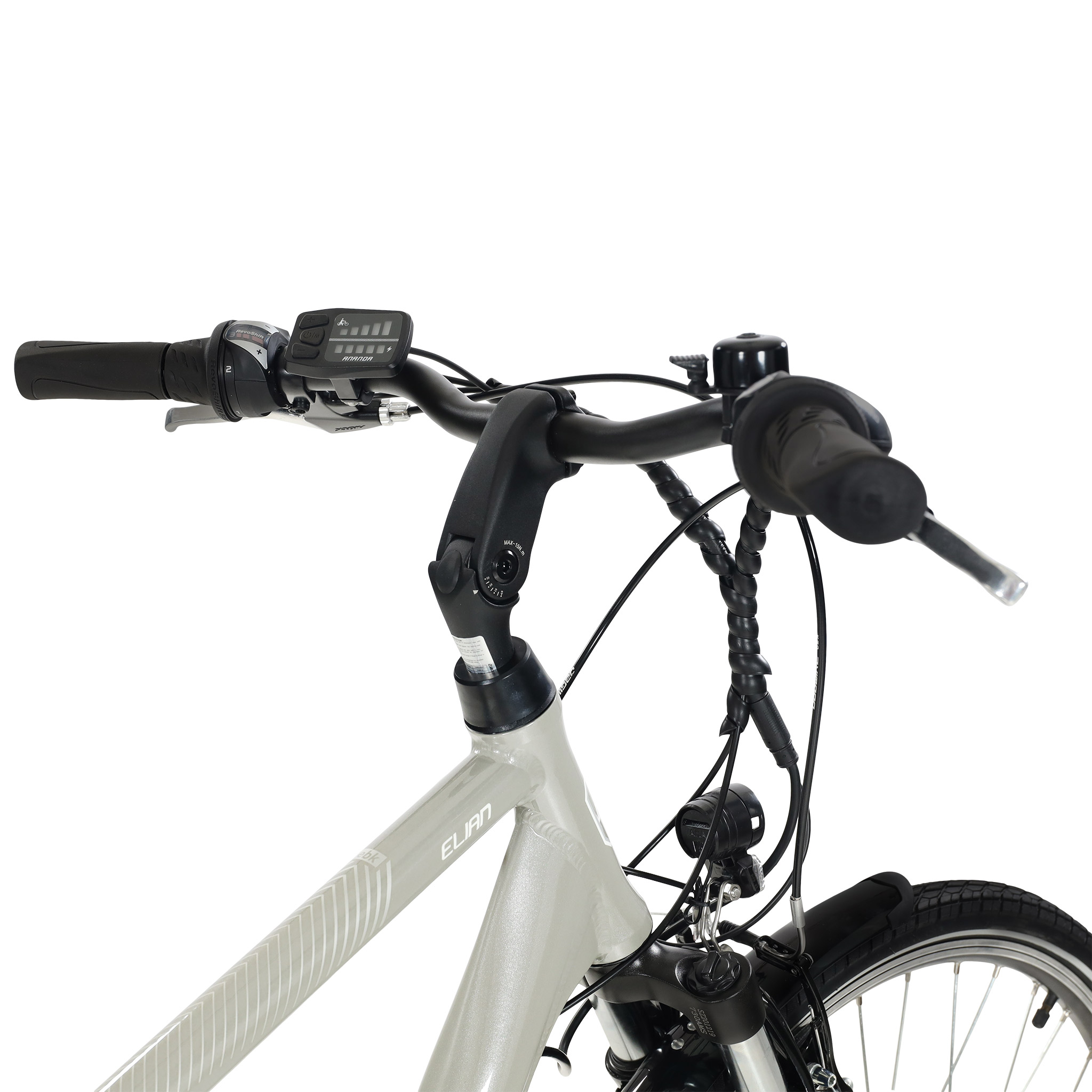 Elcykel Lyfco Herr 28" - Elian 10,4 Ah Silver