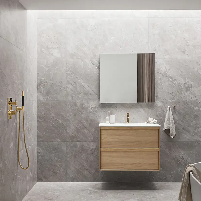 Klinker Bricmate M1515 Marais Light Grey 15x15 cm