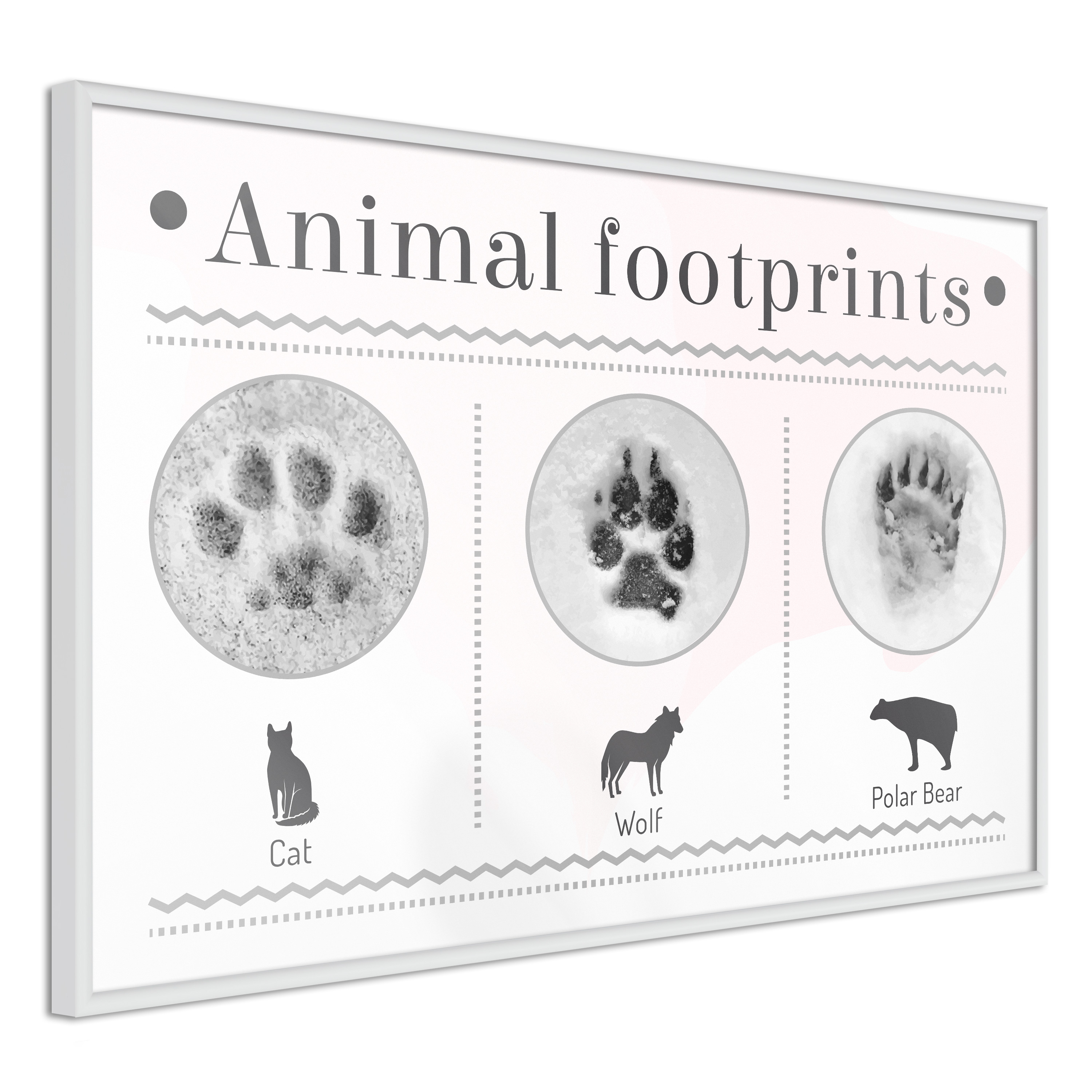 Poster Artgeist Affisch Footprints
