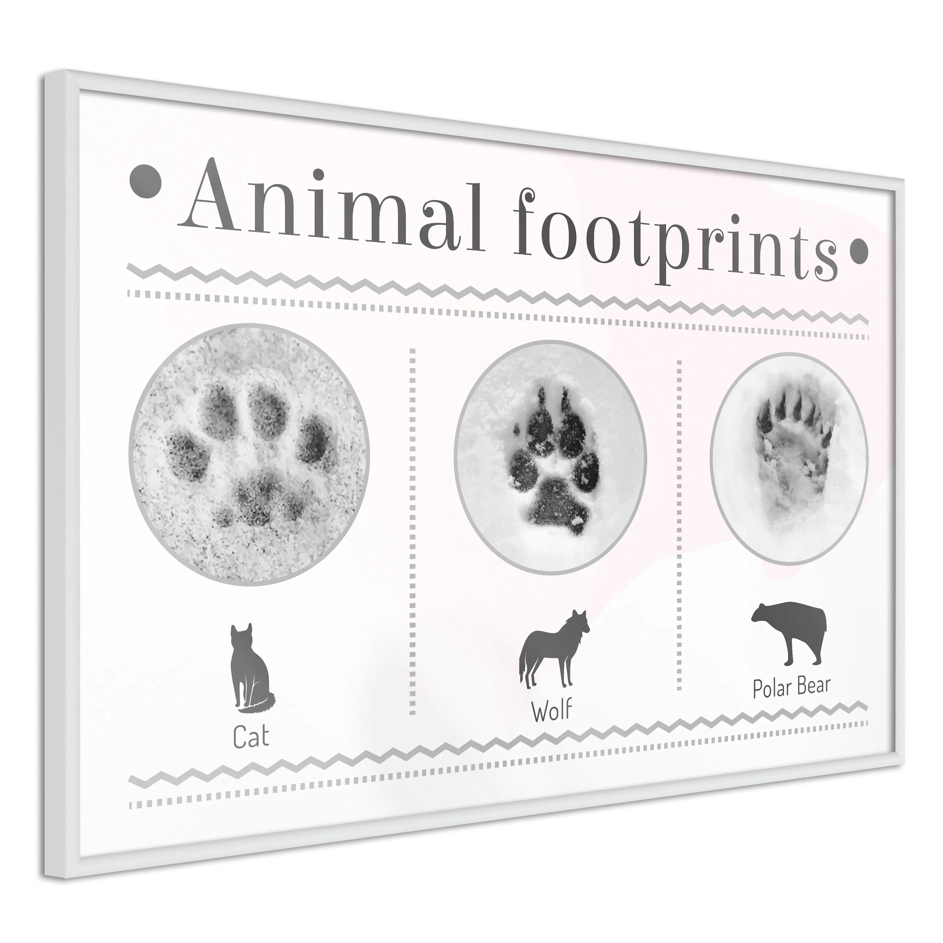 Poster Artgeist Affisch Footprints