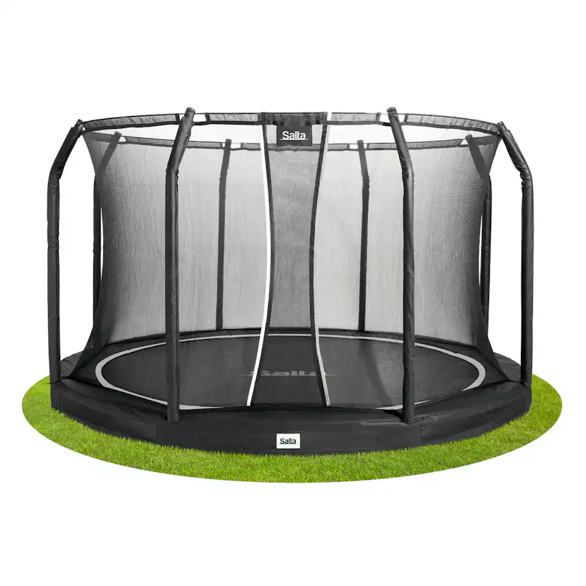 Studsmatta Salta Premium Ground inkl. säkerhetsnät Ø305 cm