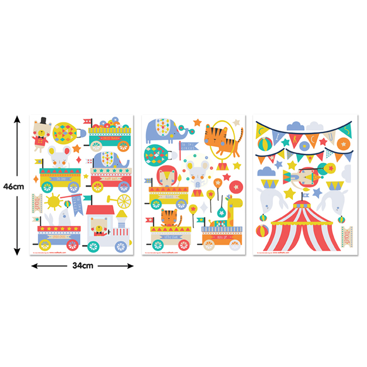 Väggdekor Walltastic Cirkus
