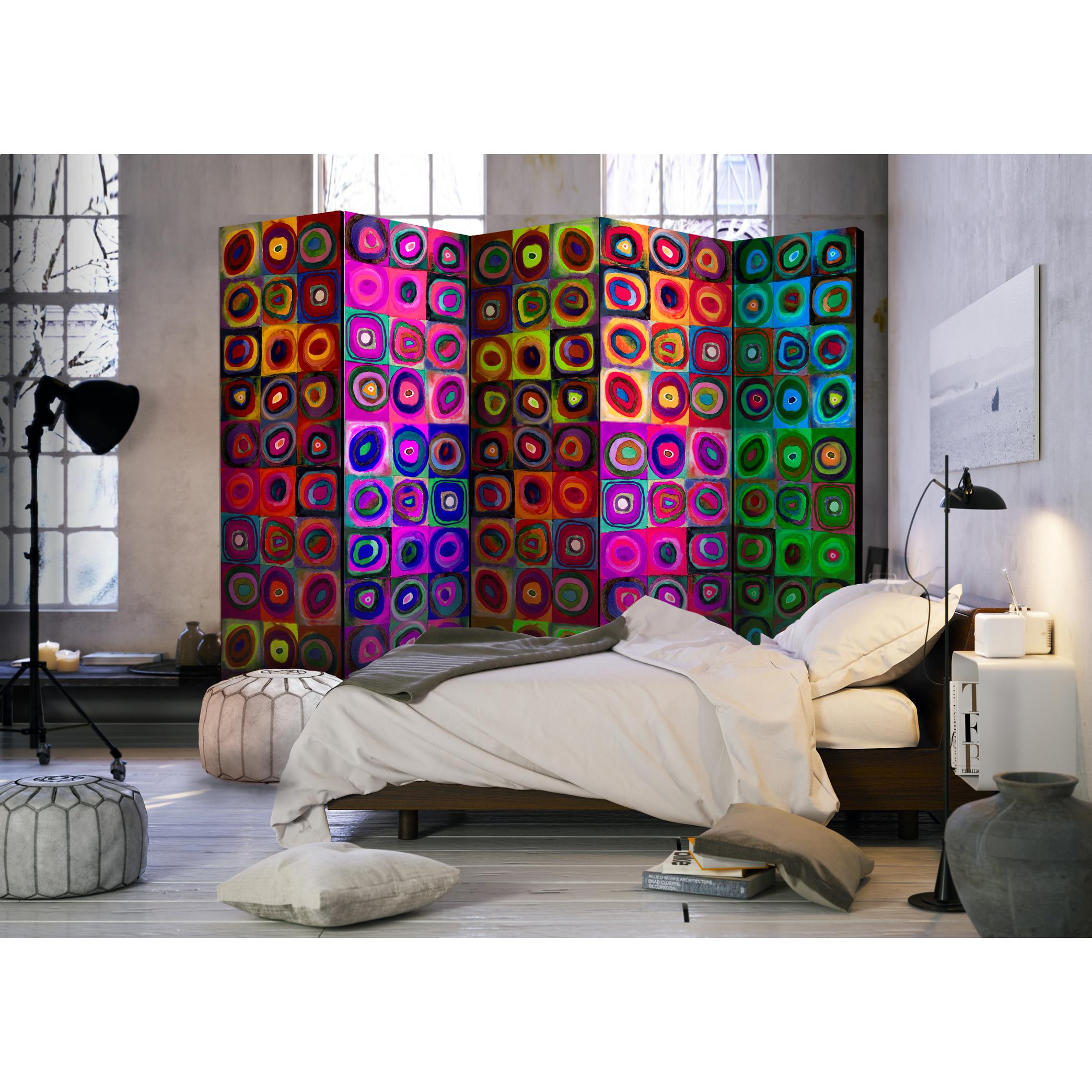 Rumsavdelare Arkiio Colorful Abstract Art II 225x172 cm