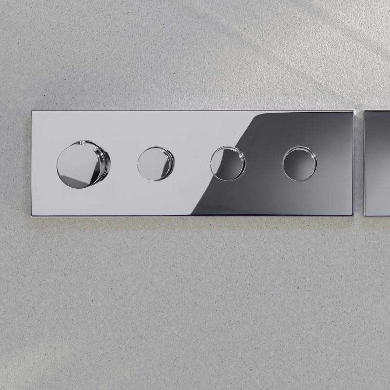 Termostatmodul Axor ShowerCollection Square för Inbyggnad