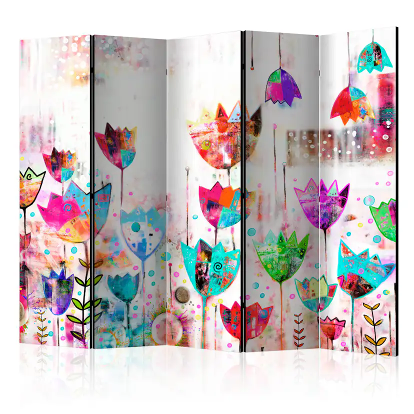 Rumsavdelare Arkiio Colorful Tulips II 225x172 cm