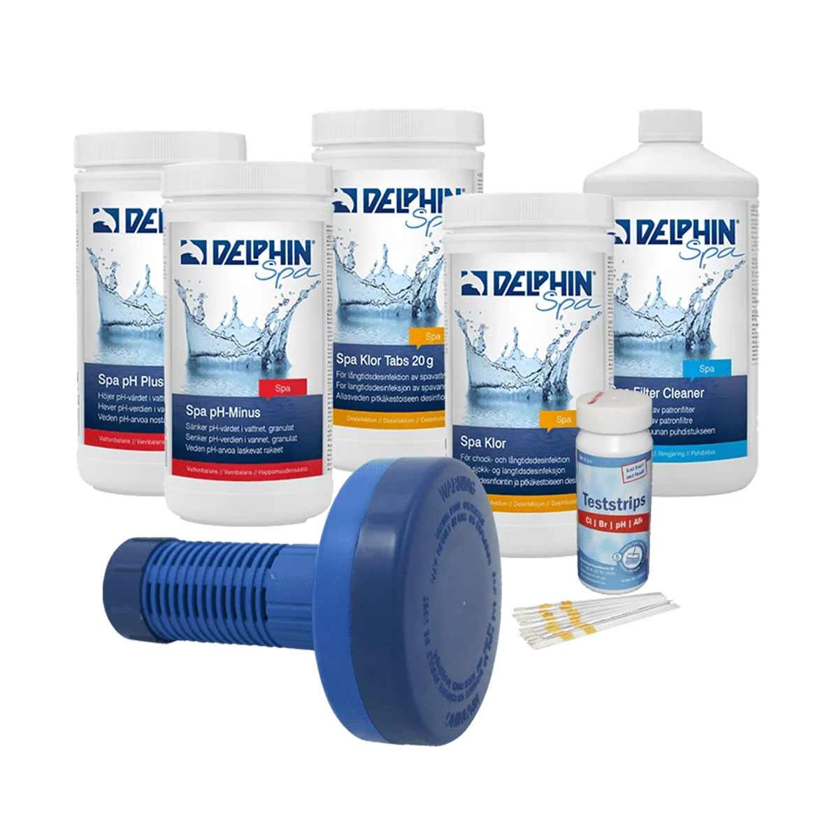 Startkit Delphin Spa Klor för Spabad