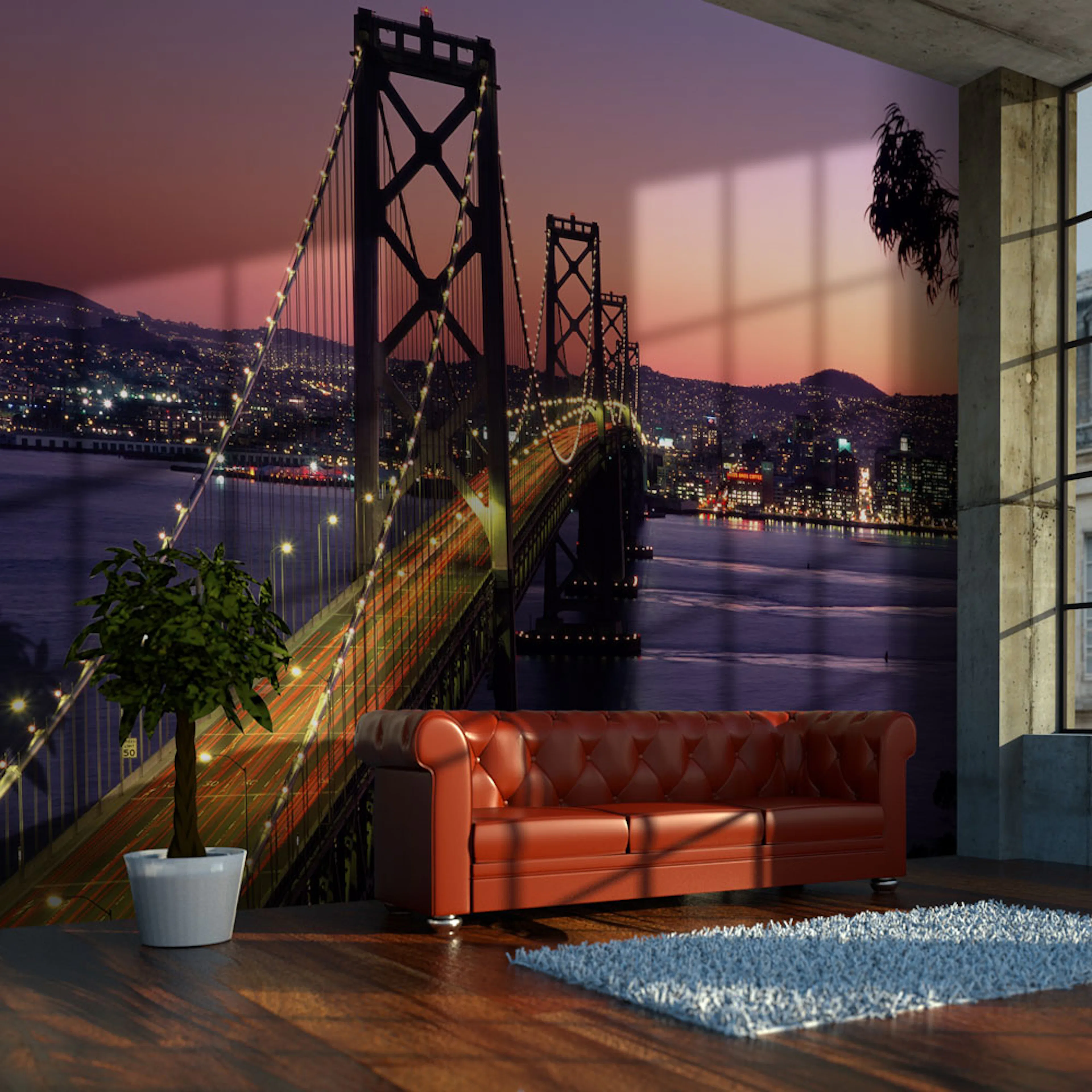 Fototapet Arkiio Charming Evening In San Francisco