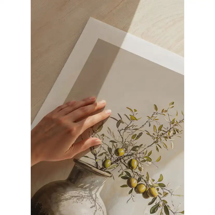 Poster Gallerix Olive Branch Still Life