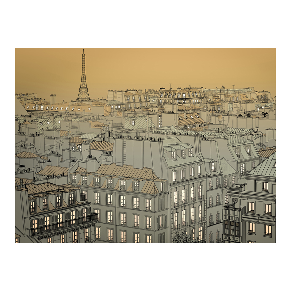 Fototapet Arkiio God Natt Paris!