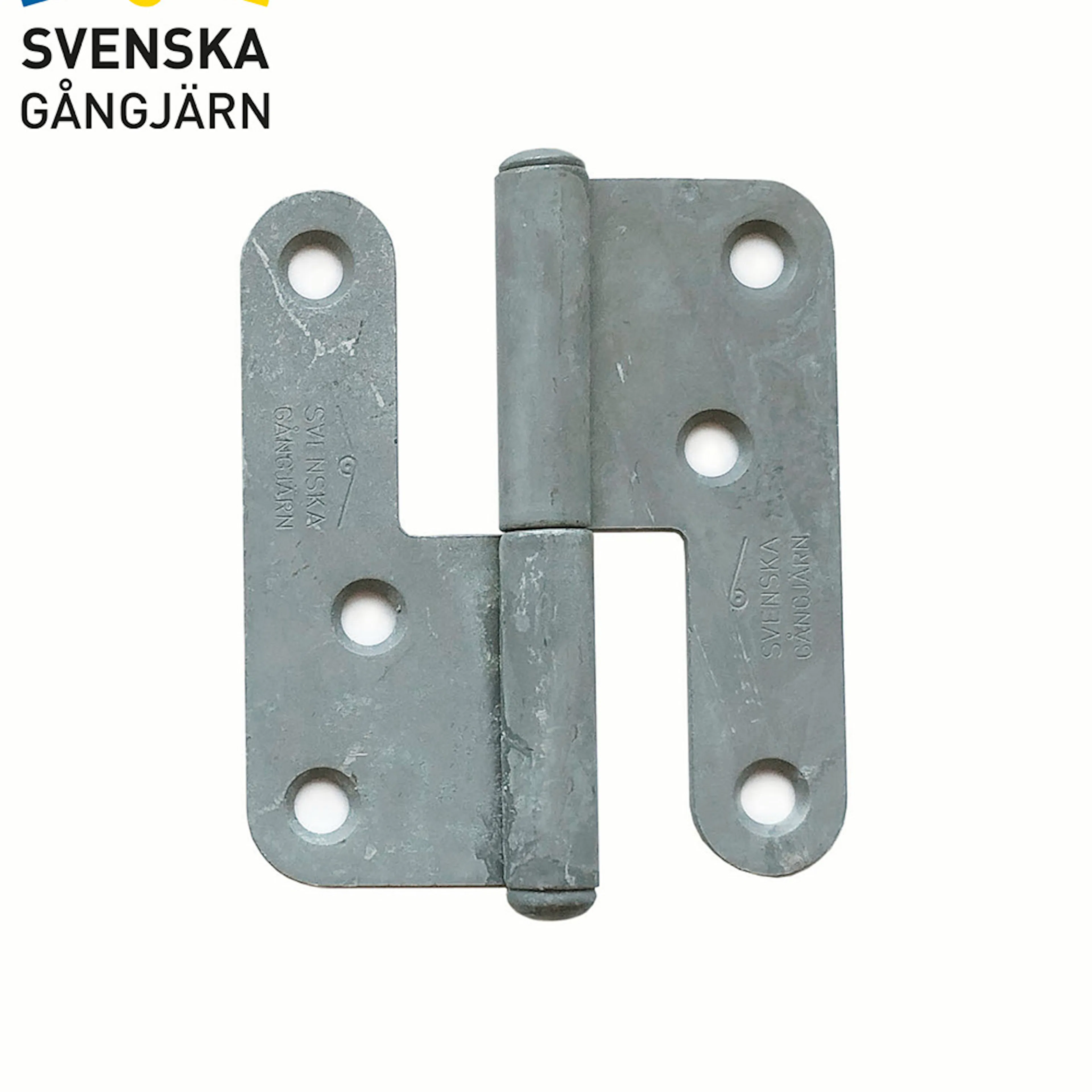 Gångjärn 1228-85 Hö förz konisk knopp 100 st/frp Höger, Elförzinkad, Konisk knopp