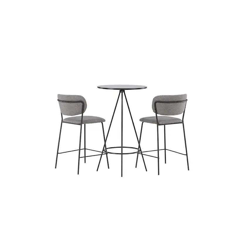 Matgrupp Venture Home Bistro Ø60 cm med 2 st Bell stolar
