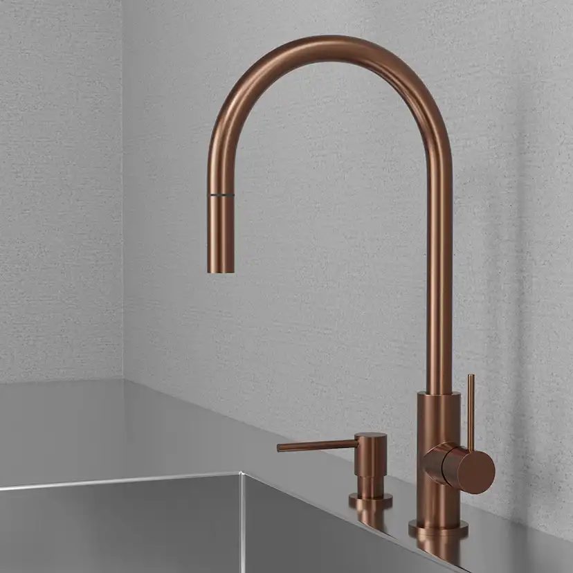Diskmedelspump Scandtap Steel Clean Dispenser Amber Amber