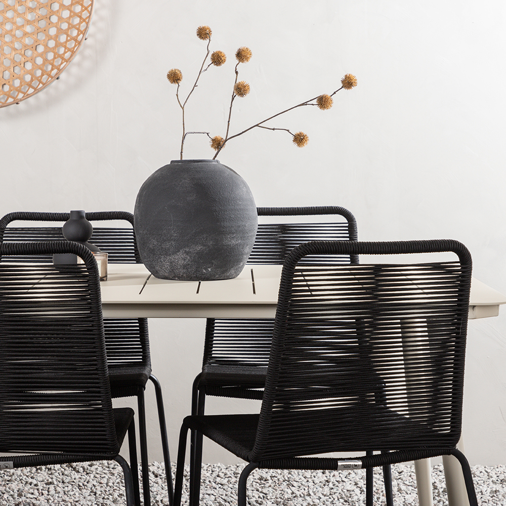 Matgrupp Venture Home Lina med 6 Lindos Stolar