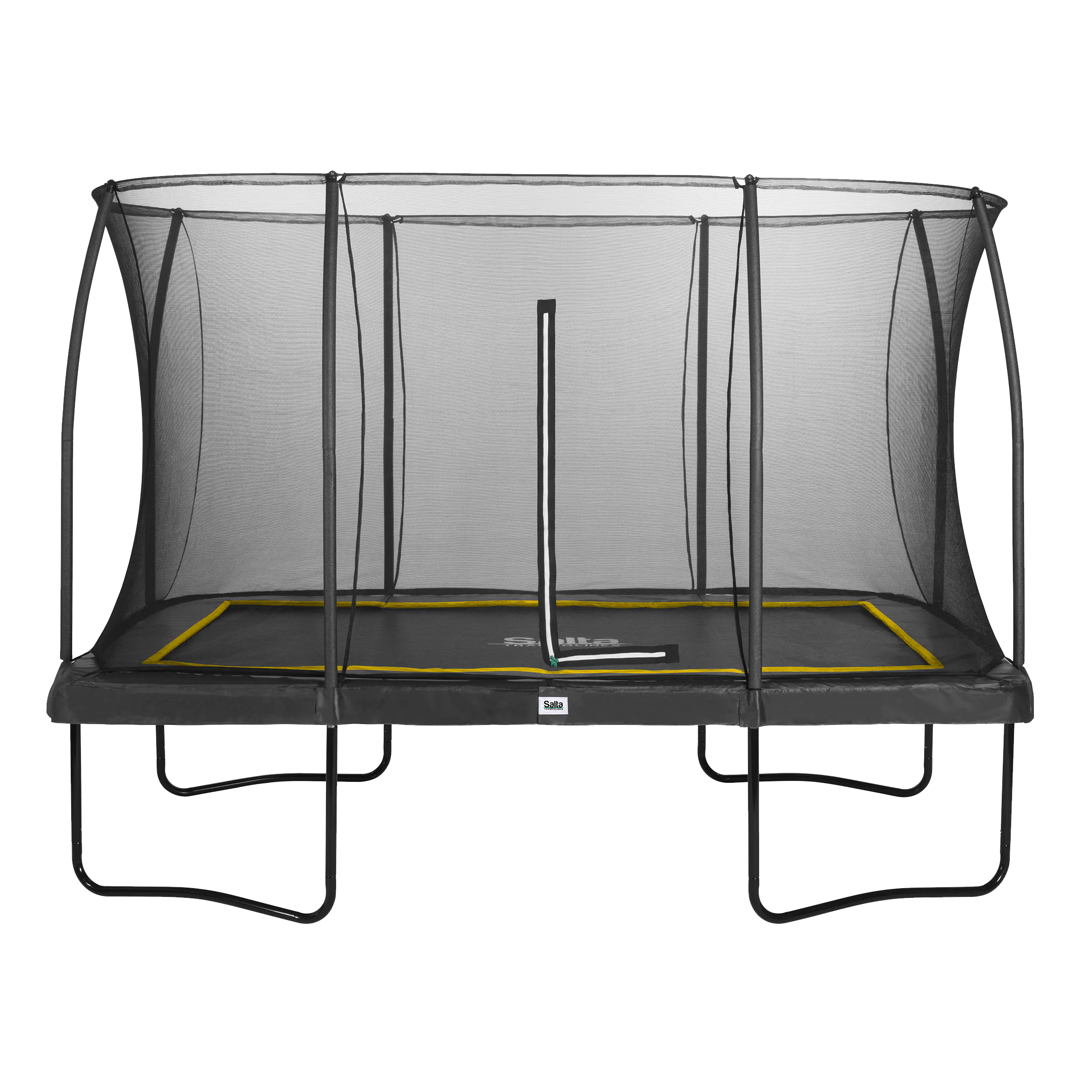 Studsmatta Salta Comfort Edition Rektangulär 366x244 cm Svart Inkl Säkerhetsnät