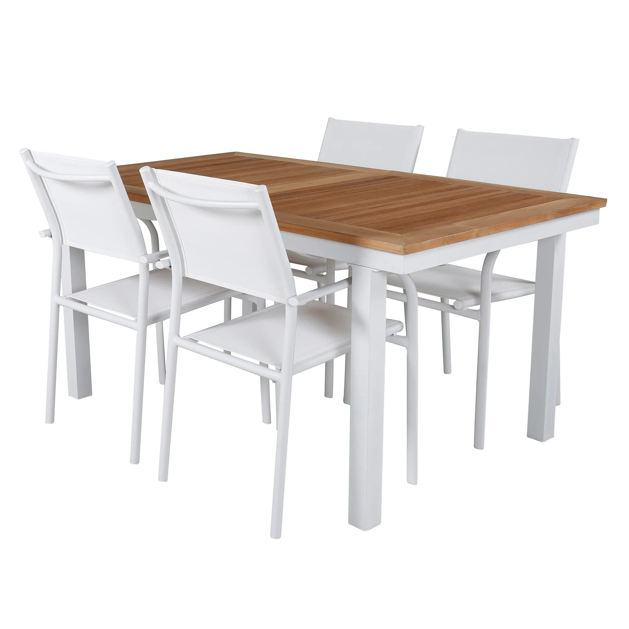 Matgrupp Venture Home Perla 152/210 med 4 Siri Karmstolar