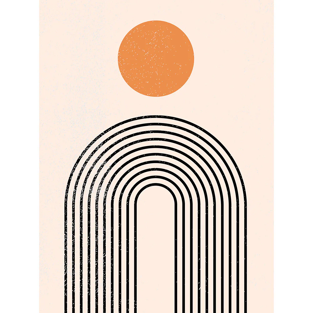 Posters Venture Home Tempel Beige