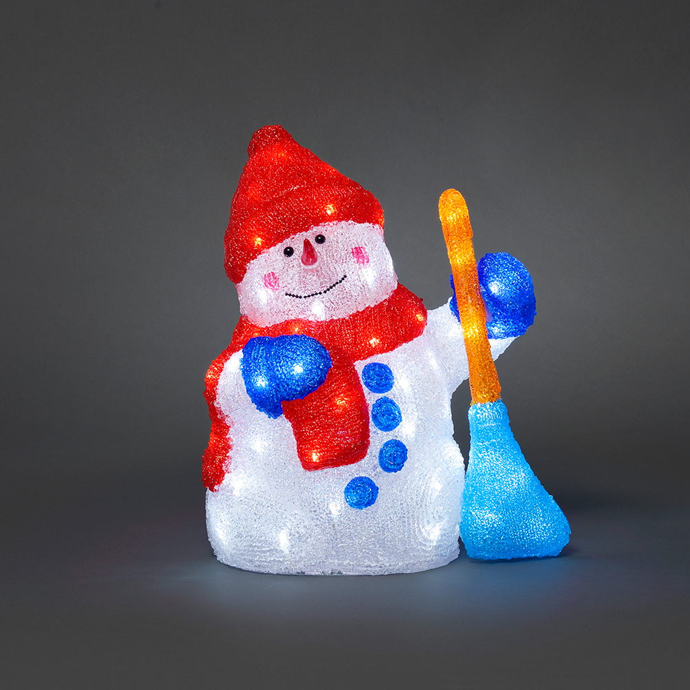 Dekorationsbelysning Gnosjö Konstsmide Snögubbe 56 st LED