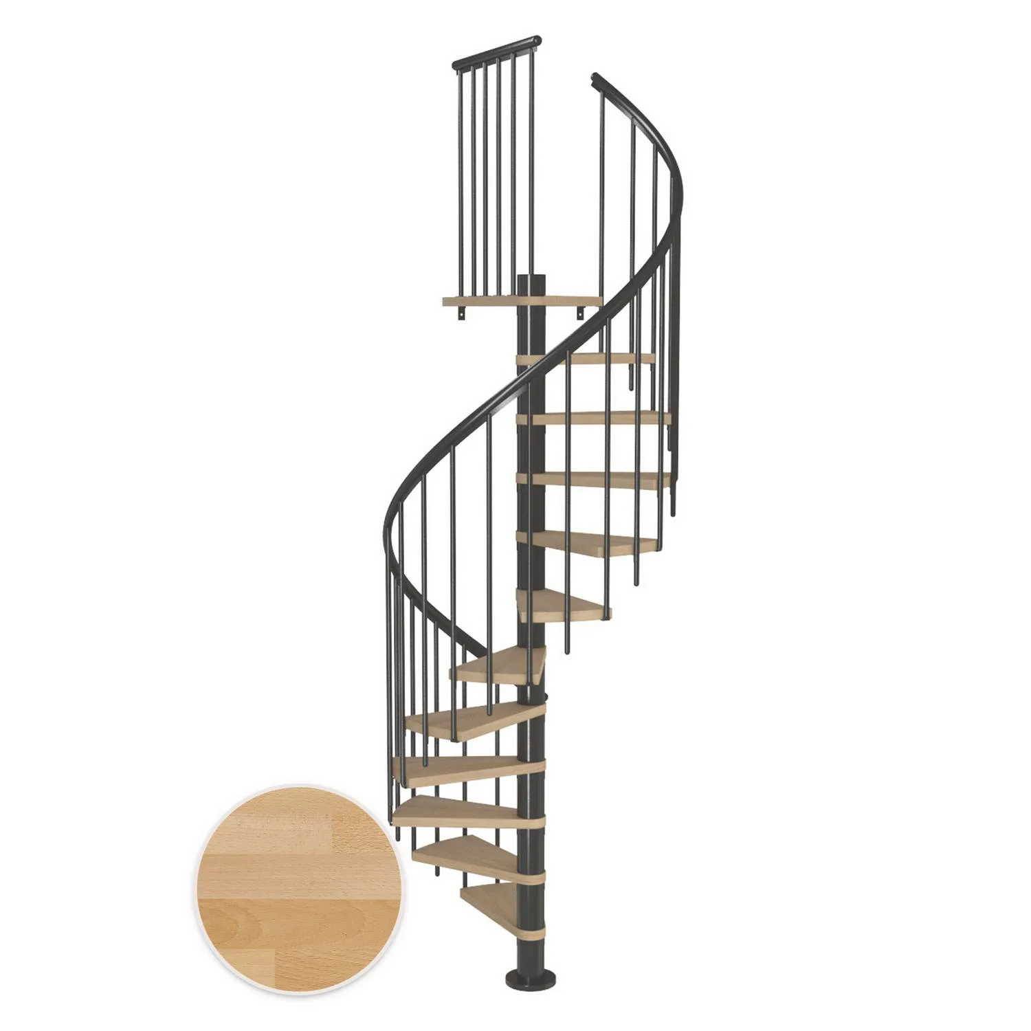 Spiraltrappa Dolle Montréal Bok Oljad Classic 3
