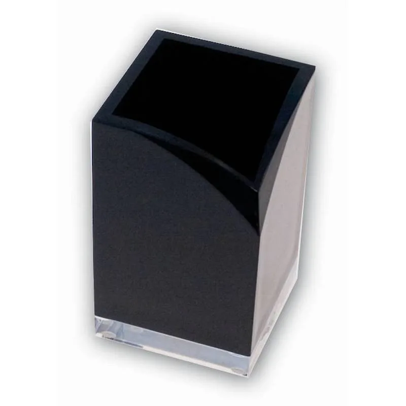 Pennhållare KEBA V-form Svart/Transparent