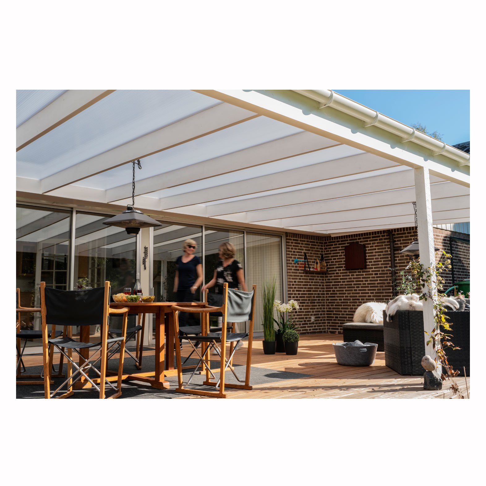 Kanalplast Plastmo TwinLite Opal Komplett Tak 10 mm