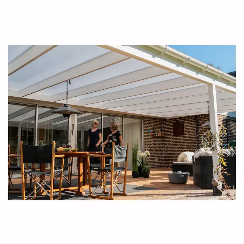 Kanalplast Plastmo TwinLite Opal Komplett Tak 10 mm