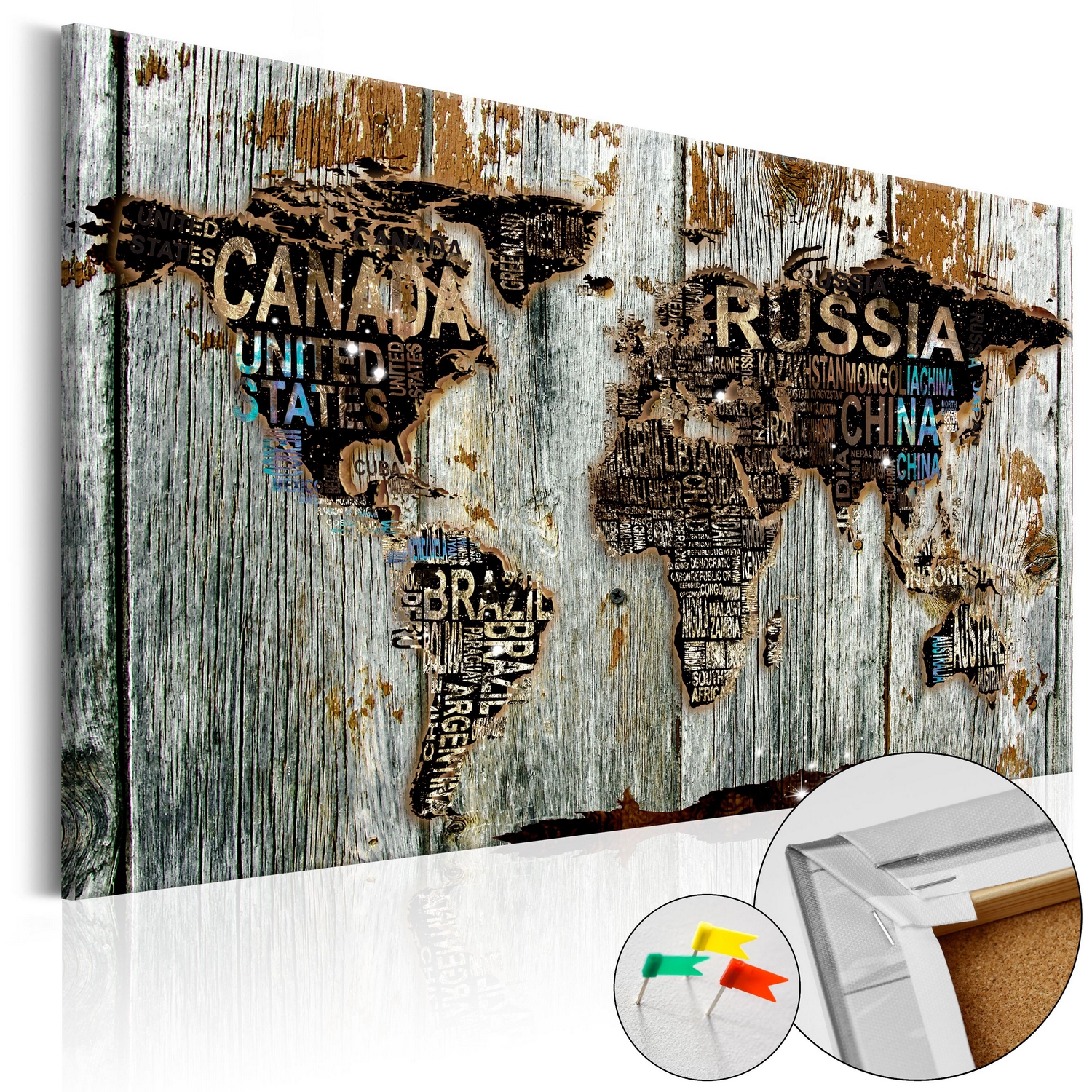 Anslagstavla Arkiio Wooden Border