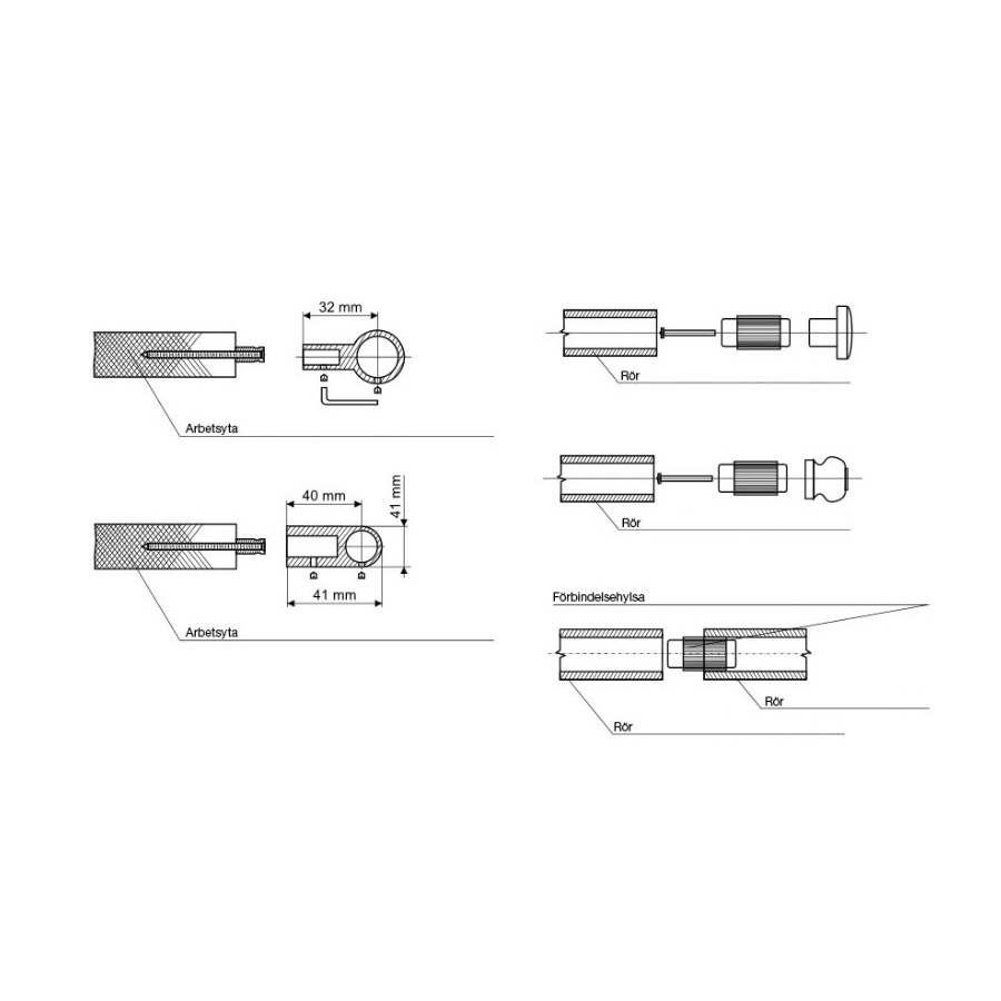 Köksreling Beslag Design Kitchen System Modern