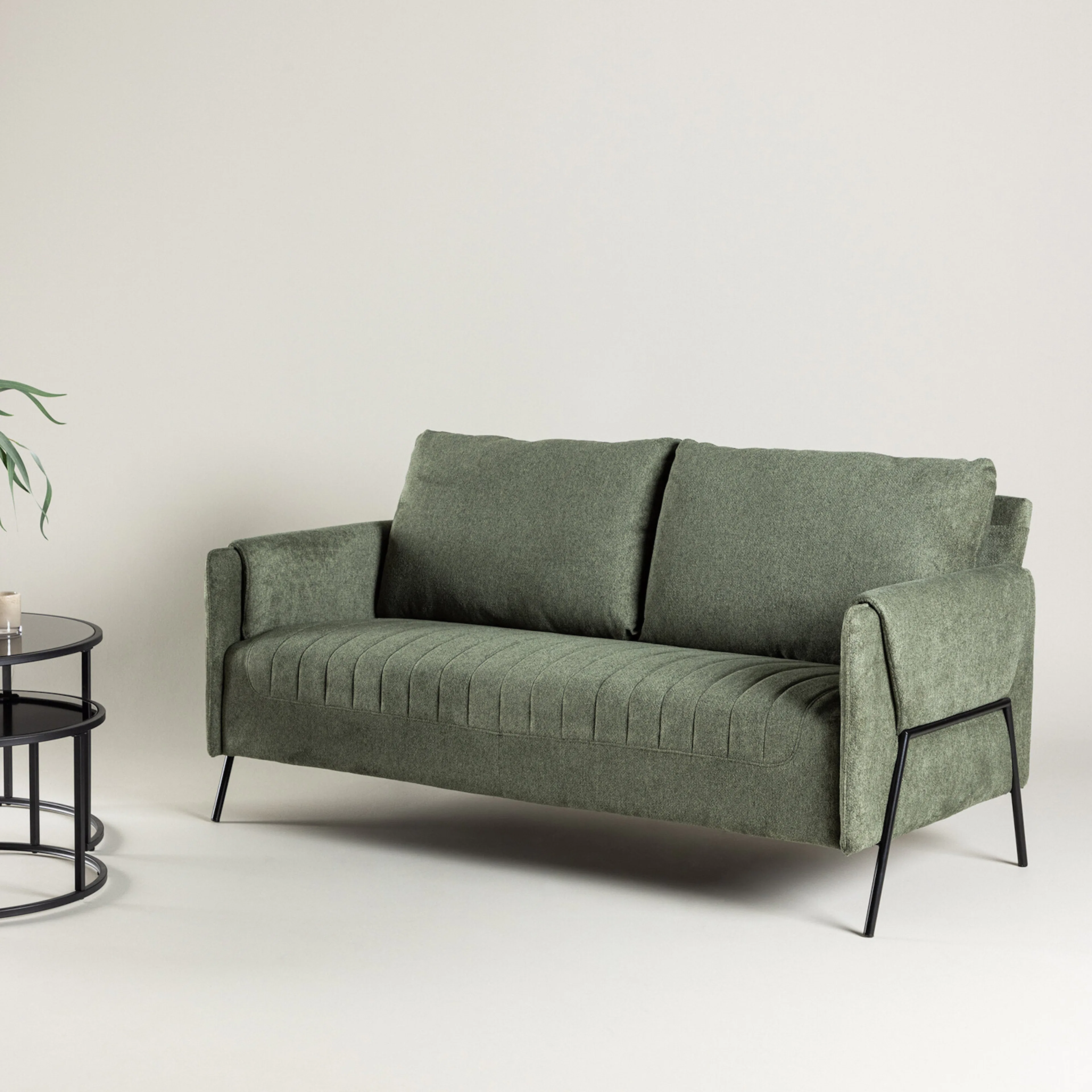 Indigo 2-seat Sofa - Green / Grön