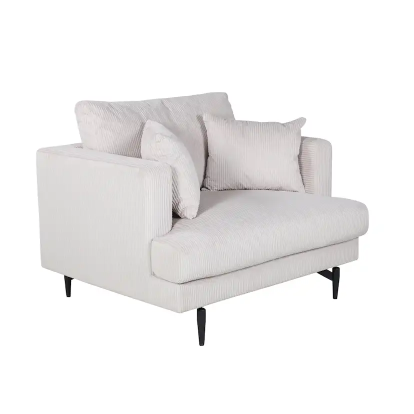 Fåtölj Venture Home Sofia Manchester Beige Sittbredd 106 cm
