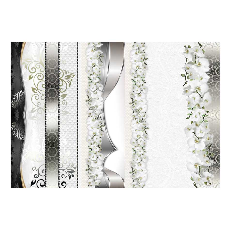 Fototapet Arkiio Parade Of Orchids In Shades Of Gray