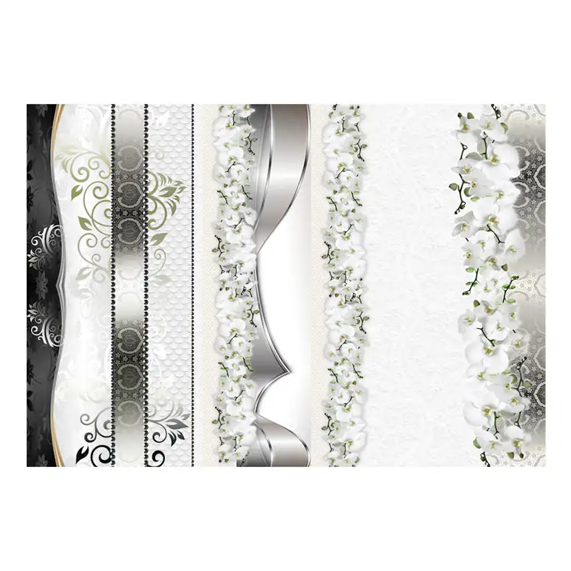 Fototapet Arkiio Parade Of Orchids In Shades Of Gray