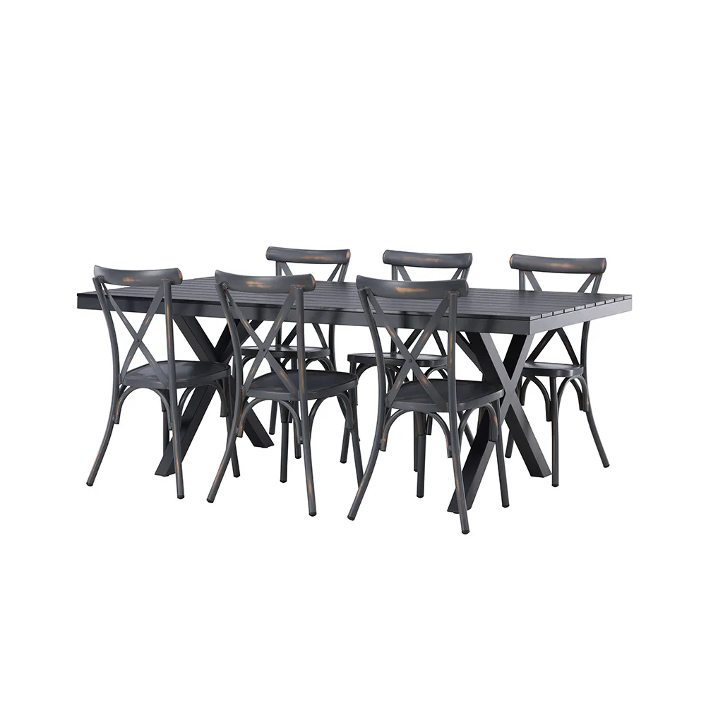 Matgrupp Venture Home Garcia Bord med 6 Tablas Stolar