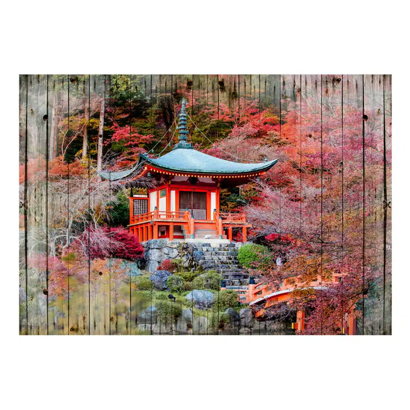 Fototapet Arkiio Självhäftande Autumnal Japan