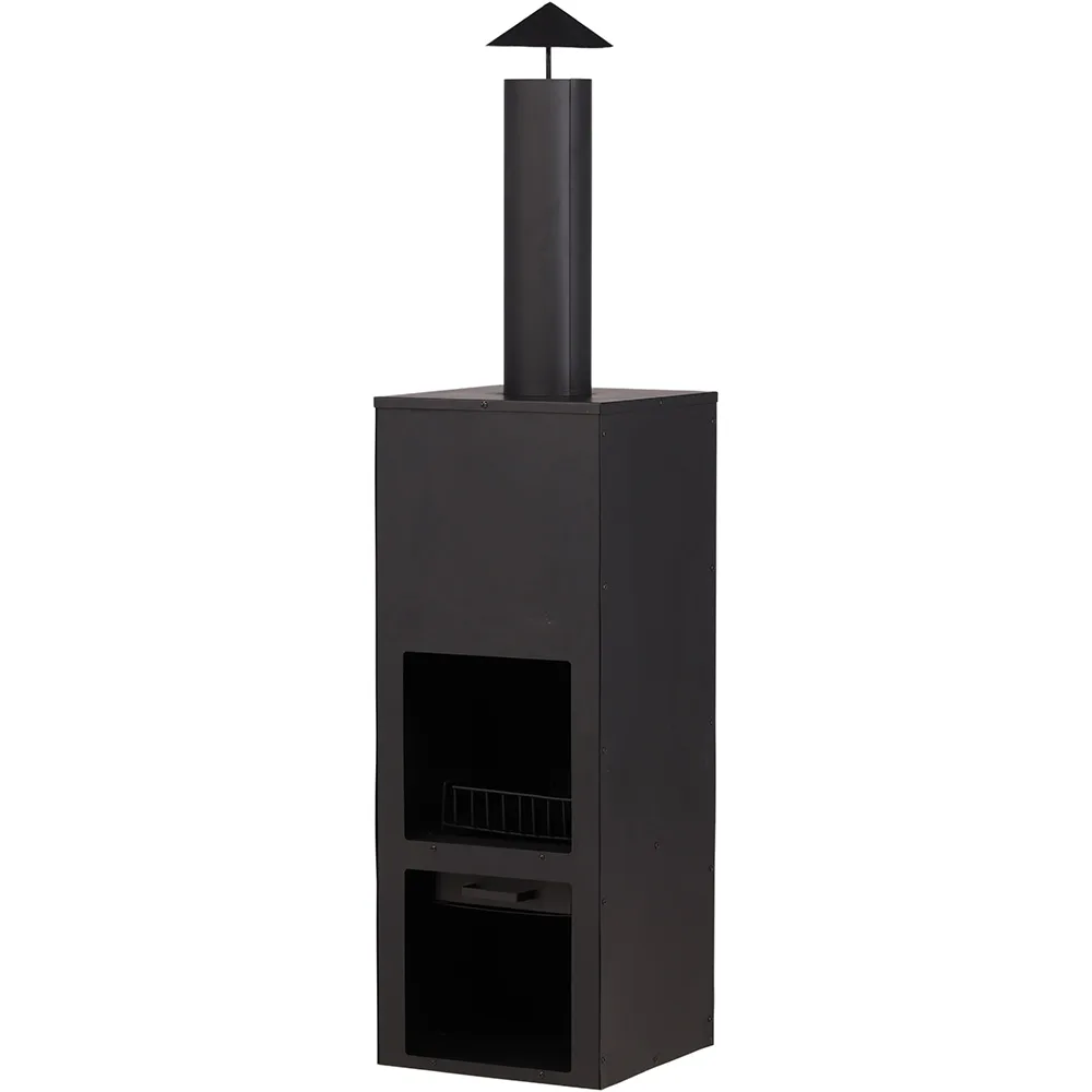 Makarima Firepit Steel - Black Svart