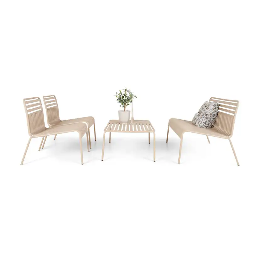 Loungegrupp Comfort Garden Jarva 4-sits Soffgrupp Utomhus i metall