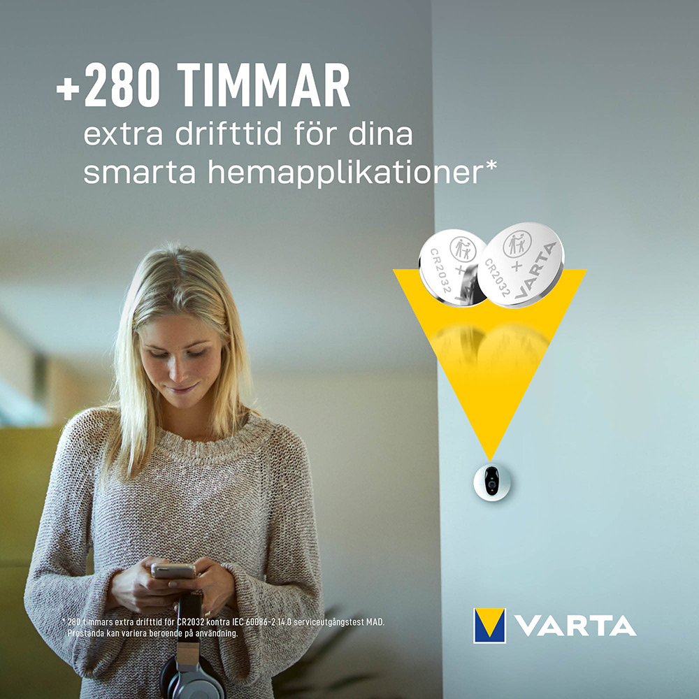 Batteri VARTA Litium CR2032 2-Pack
